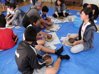 子供焼物教室：福地小学校