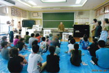 子供焼物教室：福地小学校