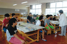 子供焼物教室：直方西小学校